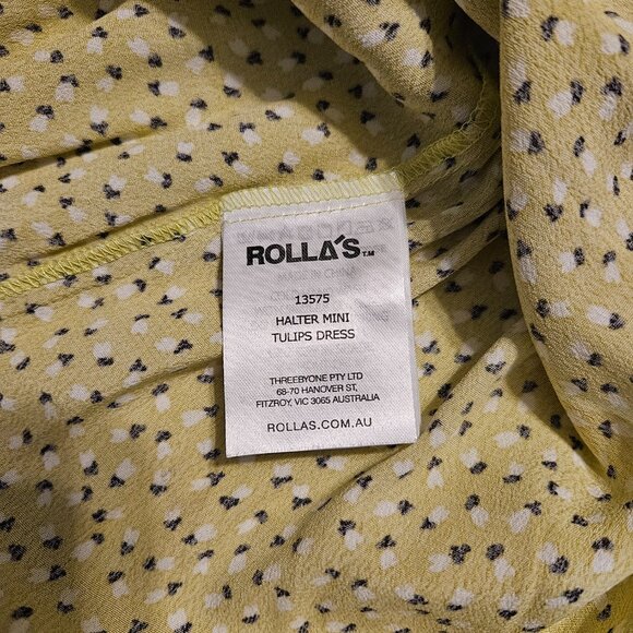 ROLLA'S Light Yellow Halter Backless Dress - Picture 9 of 15